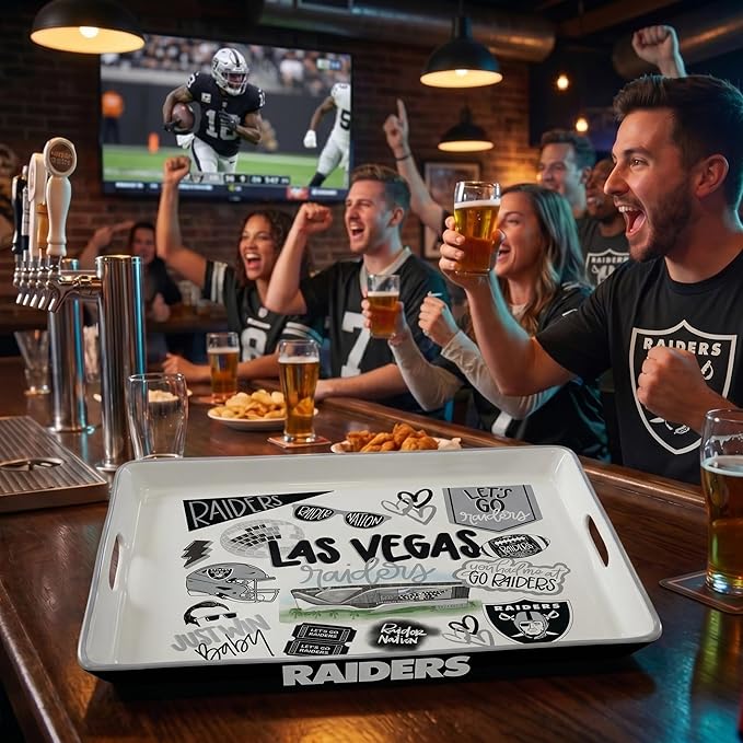 NFL Loco Fan Large Serving Tray w/Handles