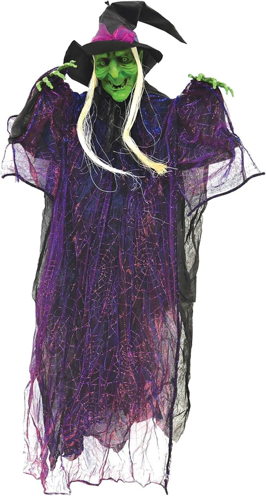 Novelty Witch Creepy Creature Spooky Halloween Hanging Decoration