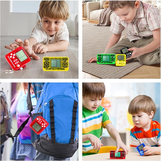 SSRMX 12Pcs Video Game Party Favors for Kids, Mini Gaming Party Favors Bulk Gifts Toys Goodie Bag Stuffers Return Gifts for Birthday Party for Boys and Girls
