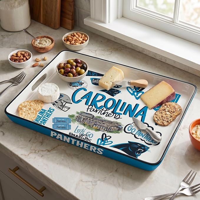 NFL Loco Fan Large Serving Tray w/Handles