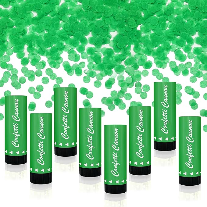 Party Confetti for Wedding Birthday Graduation Baby Shower Anniversary Christmas New Year's Kids Fun Party Supplies Decorations and Favors (Green)