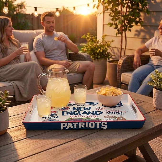 NFL Loco Fan Large Serving Tray w/Handles