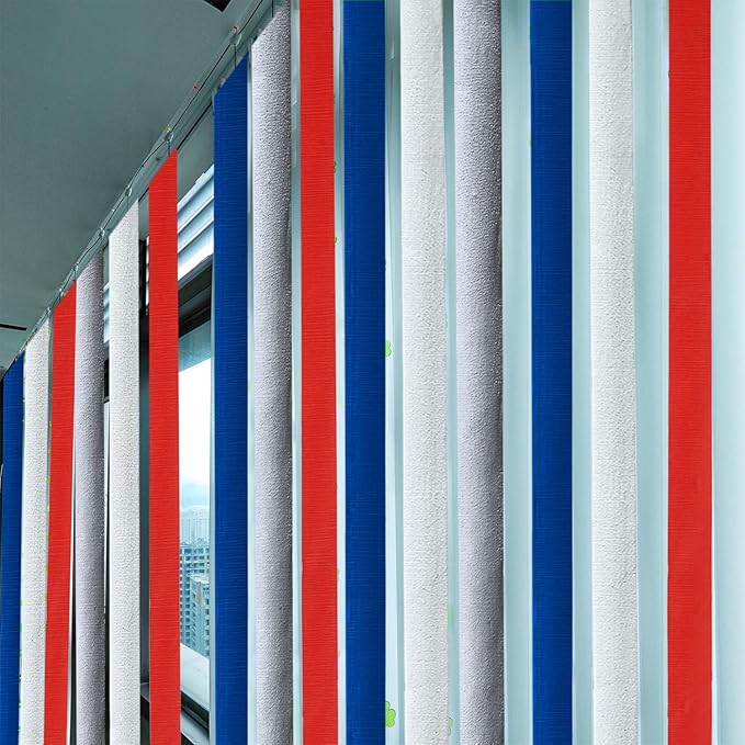PheiLa Crepe Paper Streamers 4 Rolls 328ft, Red White Blue Silver Paper Party Streamers Patriotic Decorations for 4th of July Independence Day Memorial Day Birthday Wedding Party Decoration