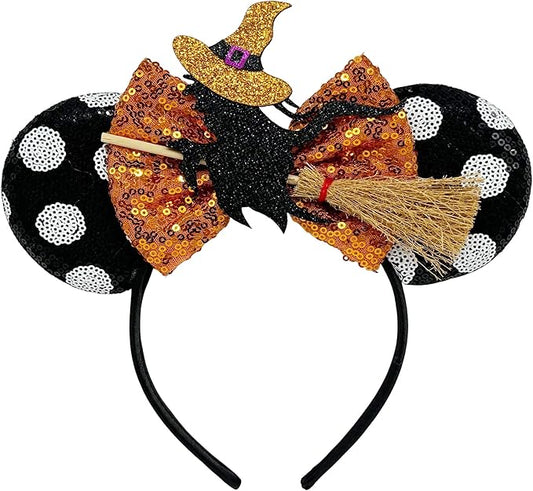 Mouse Ears Bow Headband With Accessories Decoration, for Cartoon Cosplay Costume Party