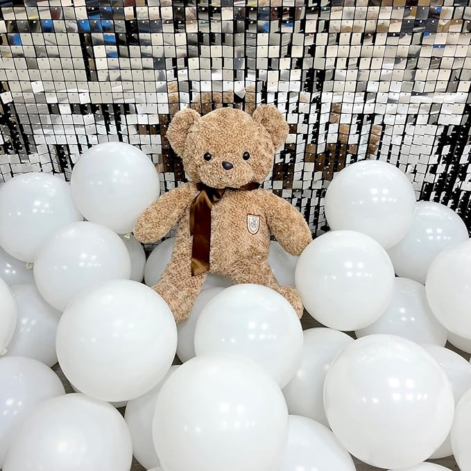 White Balloons 50pcs 12" Party Decoration Matte Latex Balloonfor Birthday Wedding Engagement Anniversary Christmas Festival-White