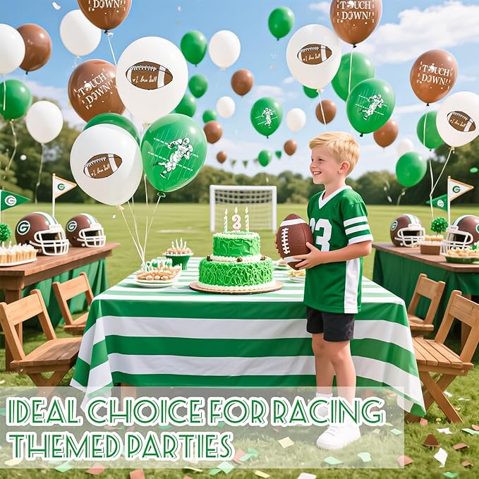 15PCS Football Balloon Football's Party Decorations Football Latex Balloons Rugby Balloons for Touchdown Sports Theme Football Party Supplies Birthday Party Decorations