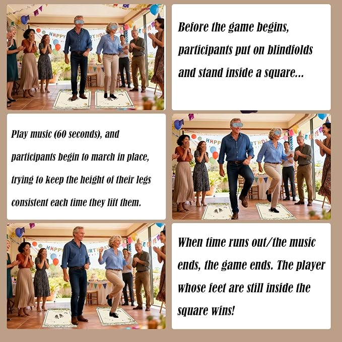 Bear Baby Shower Party Games, Blindfold 60-Second Challenge Party Game for Kids Adults, Indoor Outdoor Group Activity, Baby Shower Party Decorations, Game for Gender Reveal Birthday Retirement