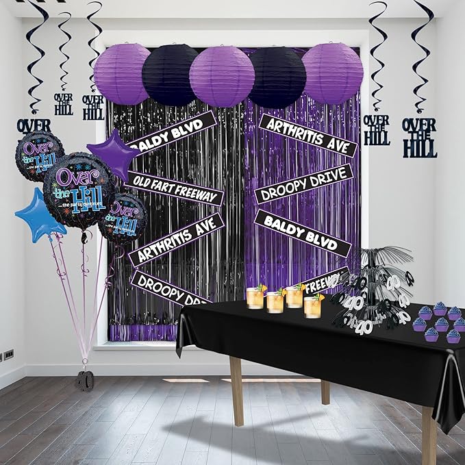 Beistle 10 Piece Over The Hill Party Decorations Hanging Swirls Whirls
