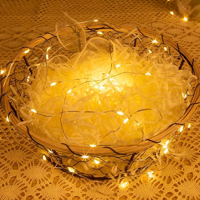 Fairy Lights Plug in,2Pack 100FT 300LEDs Waterproof Led String Lights,8Modes Remote Twinkle Light for Outdoor Indoor Christmas Wedding Birthday Garden Party Decorations,Silver Wire,Warm White