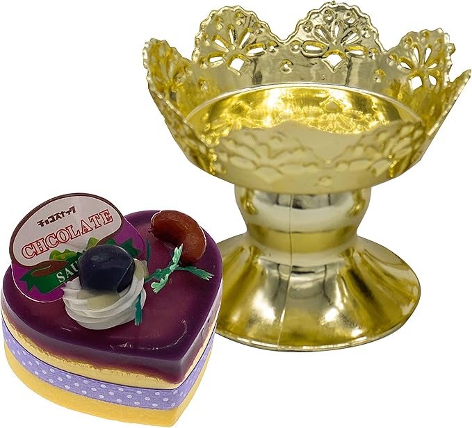JC HUMMINGBIRD Cupcake and Dessert Stand, Gold, Standard Size (12 Pieces)