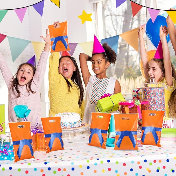 Eccliy 30 Pcs Dragon Birthday Party Decoration Cartoon Anime Dragon Candy Gift Bags for Theme Party Decorations Goodie Supplies