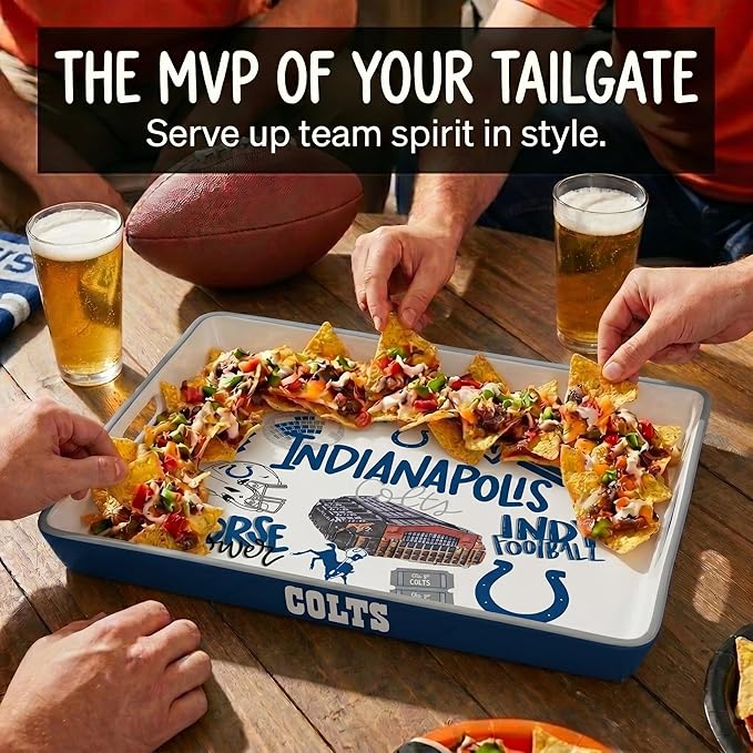 NFL Loco Fan Large Serving Tray w/Handles