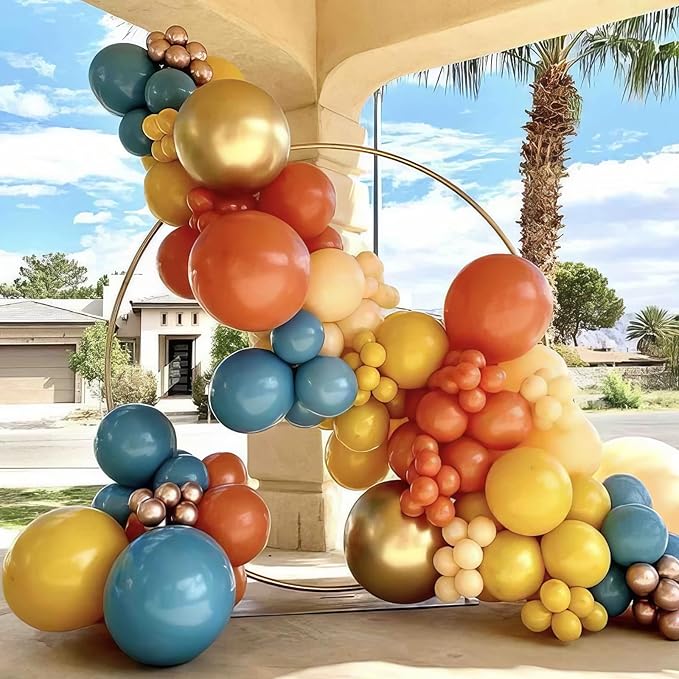 Boho Rainbow Balloons, Rainbow Colorful Balloon, Retro Ivory White Yellow Orange Blue Purple Balloons for Girls Woman Boys Boho Birthday Baby Shower Bridal Shower Wedding DIY Party Decorations