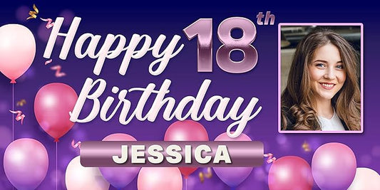 Custom Celebration Sign by DOT4DOT - Personalized for Happy Birthday Banner, Kids, Wedding, Parties, Grand Opening, Graduation, Congratulations (Celebration 5, 4x8)
