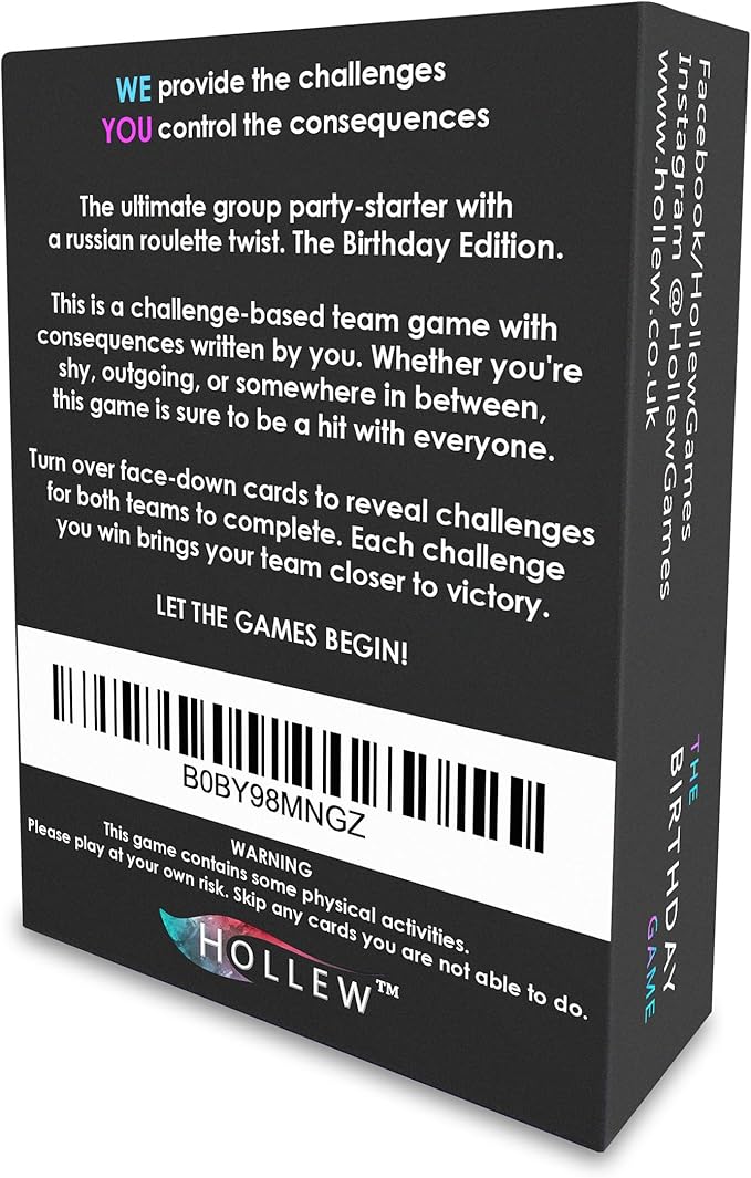 The Outrageous Birthday Card Game | Adult Games for Birthdays | Party Games | Birthday Gifts for Women & Men, Party Gift Ideas for Him or Her, Boyfriend and Girlfriend | Fun Card Games for Adults