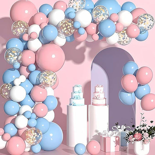 Balloon Arch Kit - Birthday & Holiday Decorations, Party Supplies for Boys, Girls, Mother's Day, Festivals (106pcs)