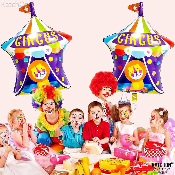 Circus Balloons for Carnival Theme Party Decorations - 30 Inch | Circus Tent Balloon for Circus Theme Party Supplies | Circus Canopy Balloons for Circus Theme Party Decorations | Carnival Balloons