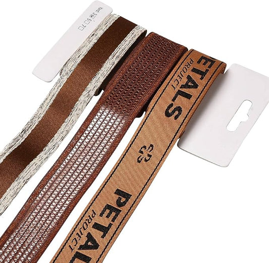 BEEFLYING 3 Styles Wire Edged Ribbons for Gift Wrapping, 25~28mm×2.7m Fabric Satin Ribbons Guipure Ribbons for Wedding Party Decoration Hair Bows Flower Bounquet Sewing and Craft, 9 Yards