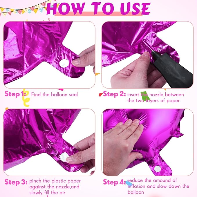 Gejoy 40 Inch Number 30 Balloons Jumbo 30 Foil Giant Number 30 Balloons for 30th Birthday Party Decorations and Rip to My 20s Anniversary Event(Hot Pink)