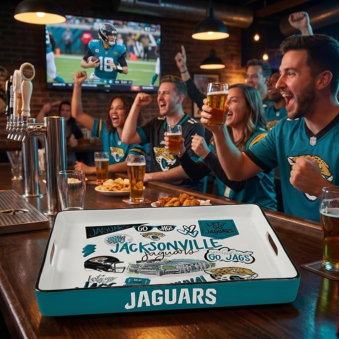 NFL Loco Fan Large Serving Tray w/Handles