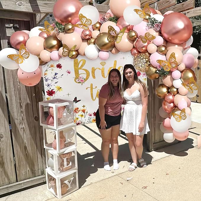 Bride to Be Backdrop Wildflower Bridal Shower Decorations Spring Floral Wedding Bachelorette Party Decor Wildflower Love is in Bloom Bridal Shower Party Supplies