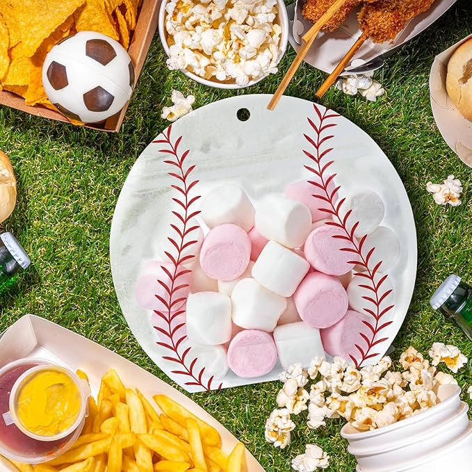 Resurhang 60 Pcs Baseball Treat Bags Candy Zipper Cute Baseball Food Goodie Gifts Bags Resealable Sport Themed Snack Candy Containers for Sport Birthday Baby Shower Supplies