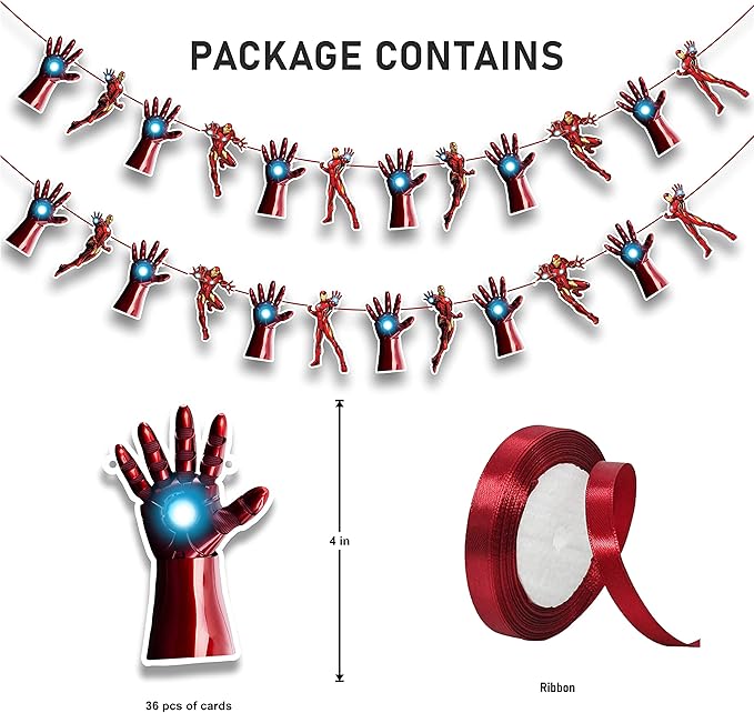 Seyal® Irn Man Garland Decoration