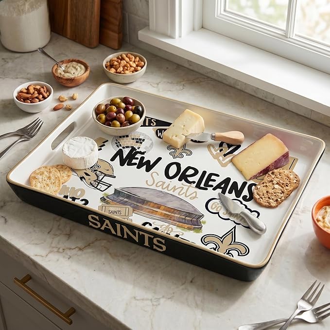 NFL Loco Fan Large Serving Tray w/Handles
