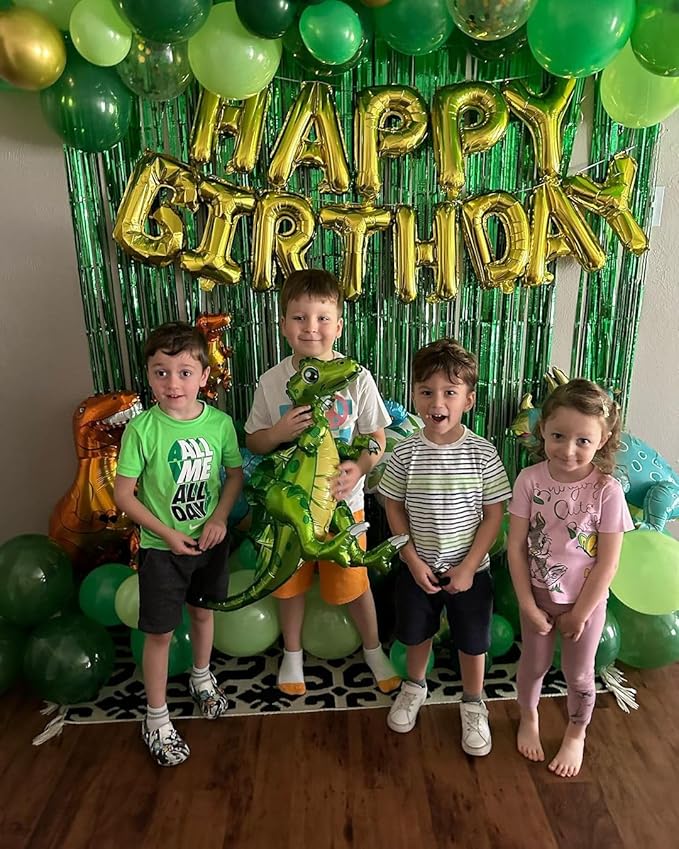 Gold Happy Birthday Balloon Banner, 16 Inch Foil Mylar Happy Birthday Balloons Letters, Reusable Gold Happy Birthday Sign, Golden Birthday Decorations for Women, Men, Boys and Girls