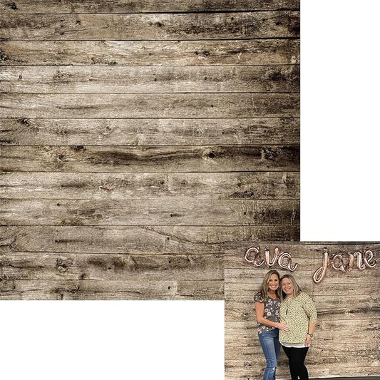 Kate 8x8ft Rustic Wood Texture Photography Backdrop Vintage Wooden Wall Background Seamless Studio Backgrounds Children Baby Shower Backdrops for Photoshoot