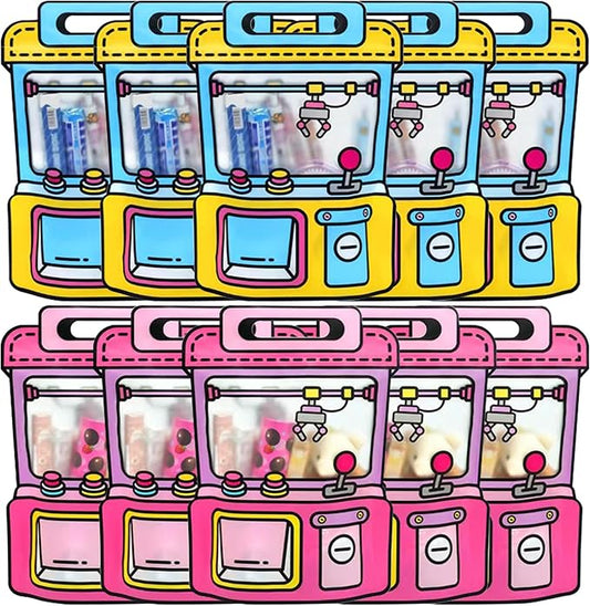 30 PCS Bulk Gift Bags for Kids with Handle,Children Large Goodie Bags with Stand-up Bottom, Grip Seal Party Favor Bag, Students Back to School Treat Bag, Cute Snack Candy Bags for Birthday, Classroom