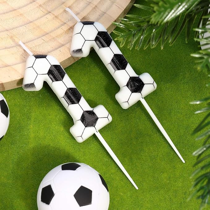 Soccer Number 11 Birthday Candle, 11th Birthday Candle Sport-Theme Cake Topper, Soccer Theme Party Decorations for Boys Girls, Party Supplies Birthday Gifts