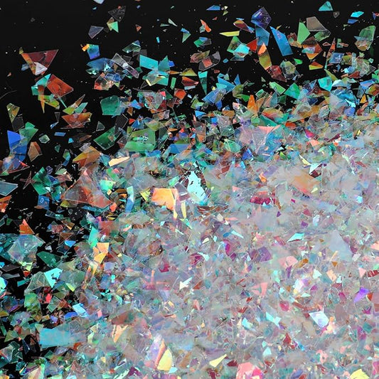 HOWAF Sparkle Metallic Confetti, Mylar Rainbow Foil Confetti Bag Perfect for New Years, Surprise Parties, Birthdays, Photo Shoots, Engagements & Weddings (80 g)