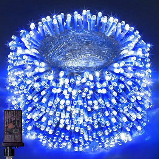Outdoor Fairy Lights Waterproof, Plug in String Lights with 8 Modes Timer, 392Ft 1200 Twinkle LED Outdoor & Indoor Decor for Girl's Bedroom/Garden/Patio/Yard/Wedding/Holiday Party