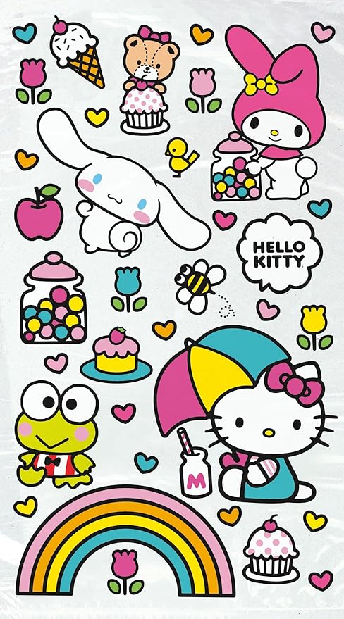 Unique Hello Kitty Hello Kitty Cello Bags, 16 Count, Party and Events Supplies