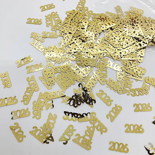 Confetti Year 2026 Gold - Half Pound (8 oz) #7342 Q08