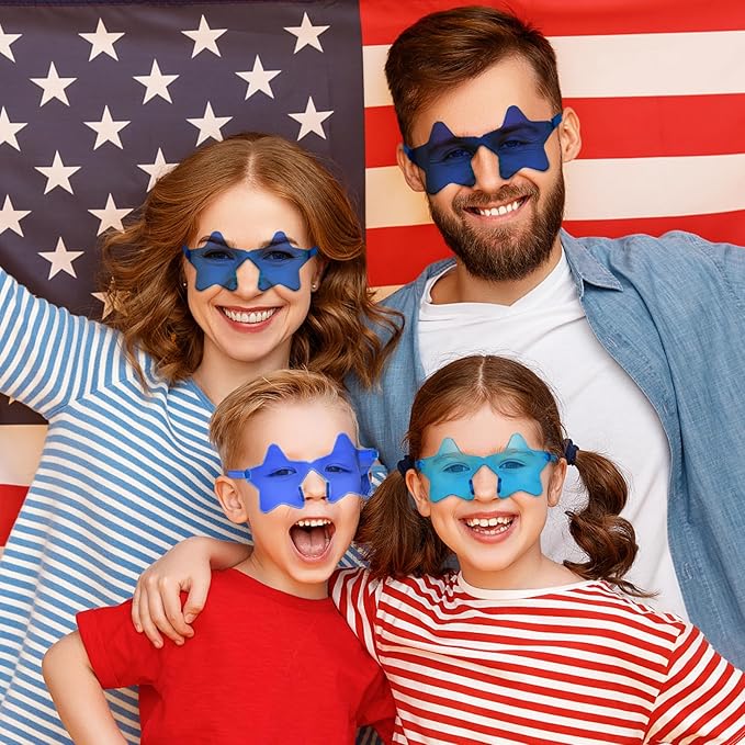 12/24 Pack Rimless Star Sunglasses for Women Men, Fun Pentagram Glasses Colorful Sunglasses Party Favors Set