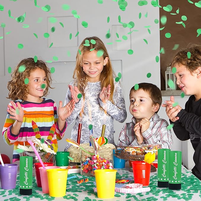 Party Confetti for Wedding Birthday Graduation Baby Shower Anniversary Christmas New Year's Kids Fun Party Supplies Decorations and Favors (Green)