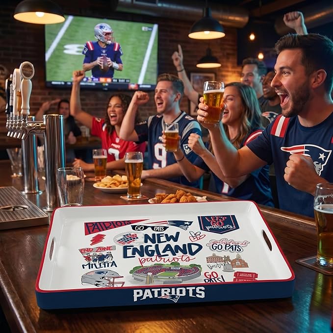 NFL Loco Fan Large Serving Tray w/Handles
