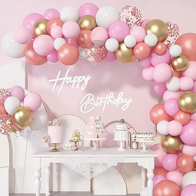 CANREVEL Happy Birthday Sign for Backdrop, Felt White Happy Birthday Banner, White Birthday Party Decorations for Girl Boy Women Men, Wall Decor Balloon Arch Photo Prop