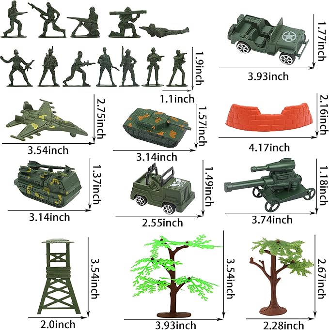 35pcs Camo Cake Cupcake Toppers Camouflage Cake Decorations Army Military Party Supplies with Camo Happy Birthday Cake Topper Army Men Tanks Vehicles for Army Military Themed Party Boys Girls Veteran