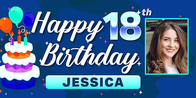 Custom Celebration Sign by DOT4DOT - Personalized for Happy Birthday Banner, Kids, Wedding, Parties, Grand Opening, Graduation, Congratulations (Celebration 24, 4x8)