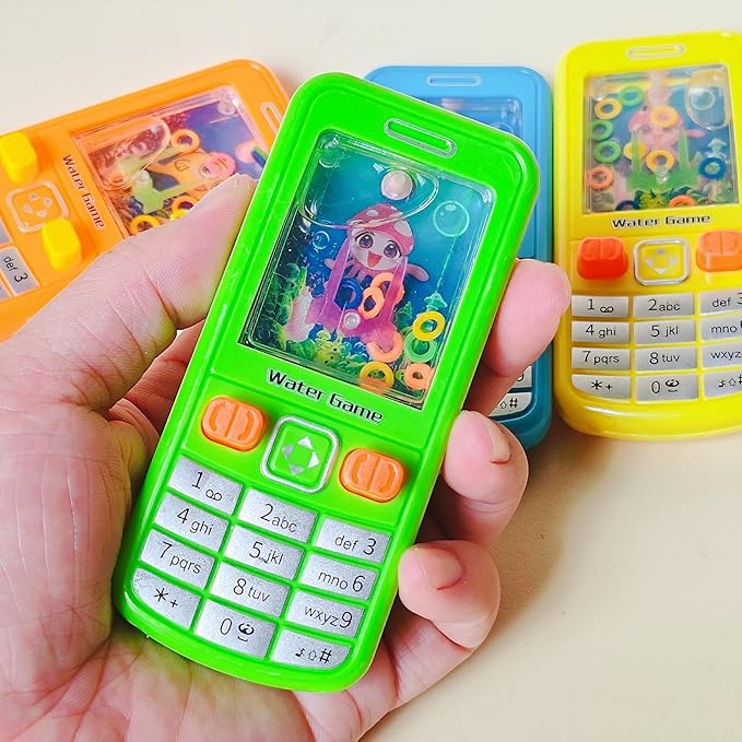 Desyeryamimi 24 Pack Handheld Water Ring Games for Kids Party Favors Goodie Bags Stuffers Return Gifts for Kids Birthday Classroom Prize Box Back to School Gifts, Small, Orange & Black