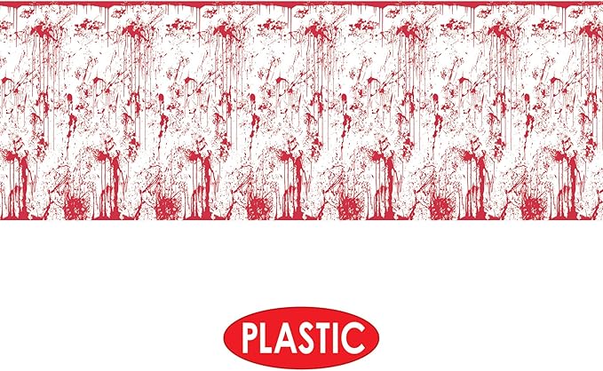 Beistle Bloody Wall Backdrop