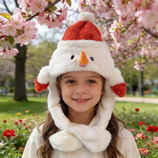 Animal Hat with Funny Plush Moving Ears,Crazy Hats for Kids Holiday Cosplay Easter Dress Up Cute Hat Kids Gift