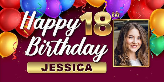 Custom Celebration Sign by DOT4DOT - Personalized for Happy Birthday Banner, Kids, Wedding, Parties, Grand Opening, Graduation, Congratulations (Celebration 28, 4x8)