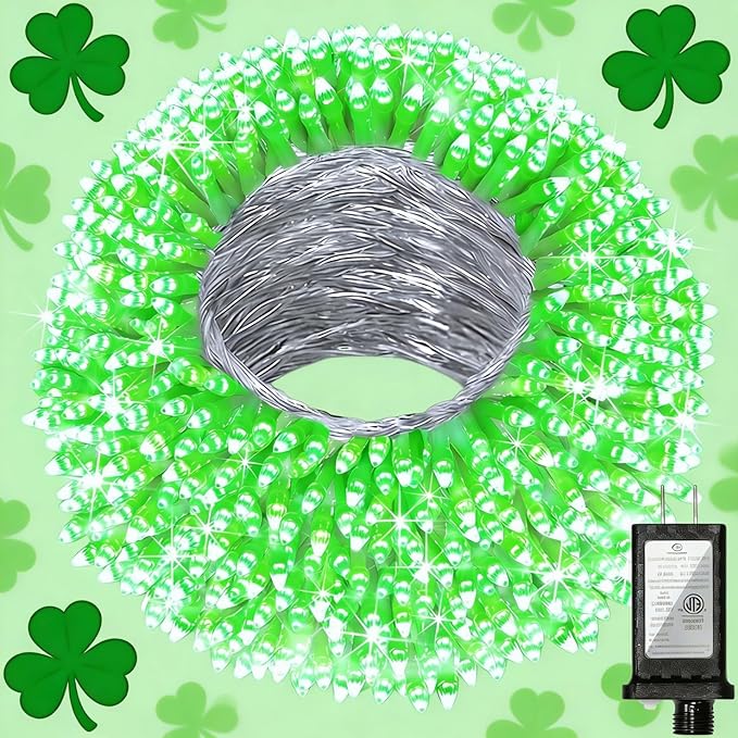 300 LED Outdoor Christmas Lights 75ft, 12 Lighting Modes Indoor String Lights Dimmable & Timer Memory, Outsite Waterproof Tree Lights for Xmas Room Garden Wedding Party Holiday Decorations Green