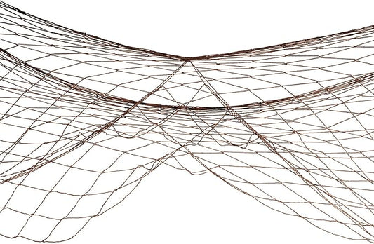 Beistle Decorative Fish Netting, 4 by 12-Feet,Brown