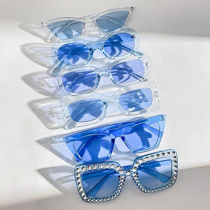 SUNOVELTIES 12 Mixed Style Sunglasses Classic Retro Party Favors Eyewear Costume Accessories Bulk Glasses for Unisex Adult