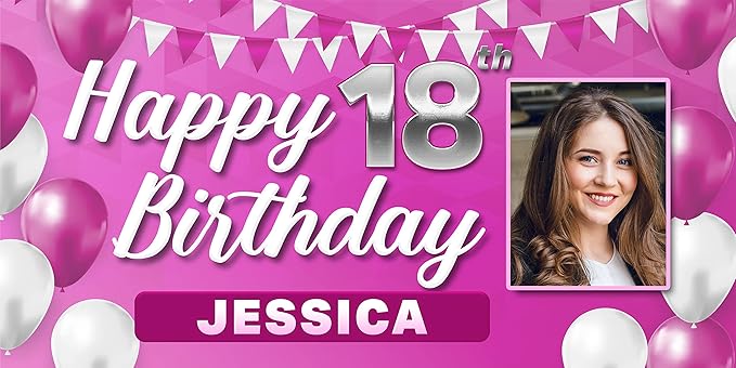 Custom Celebration Sign by DOT4DOT - Personalized for Happy Birthday Banner, Kids, Wedding, Parties, Grand Opening, Graduation, Congratulations (Celebration 15, 4x8)